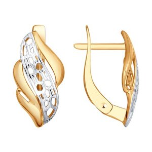 Серёжки Английские Алмазная грань